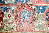 Ladakh - Basgo Gompa, 16th century mural paintings 